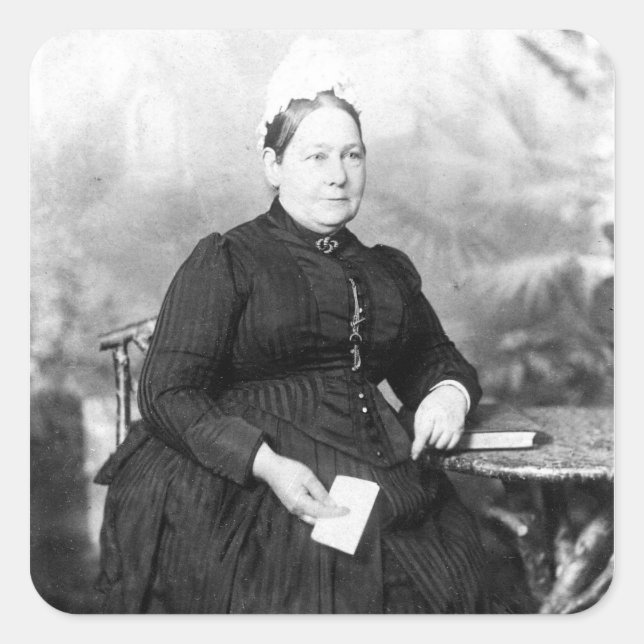 Elizabeth Ann Everest, Nanny to Winston Square Sticker (Front)