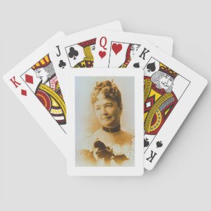 Elizabeth Bacon Custer (1842-1933) wife of General Playing Cards