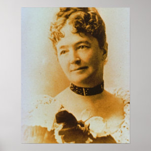 Elizabeth Bacon Custer (1842-1933) wife of General Poster