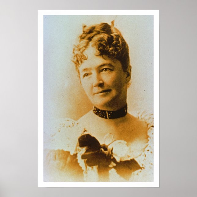 Elizabeth Bacon Custer (1842-1933) wife of General Poster (Front)