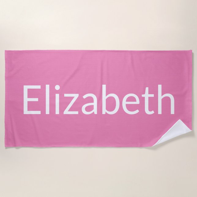 Elizabeth Beach Towel (Front)