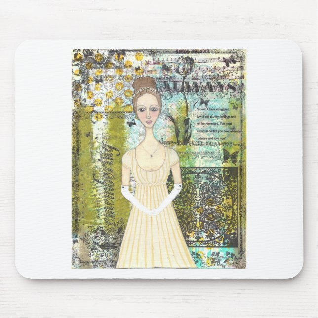 Elizabeth Bennet Mouse Mat (Front)