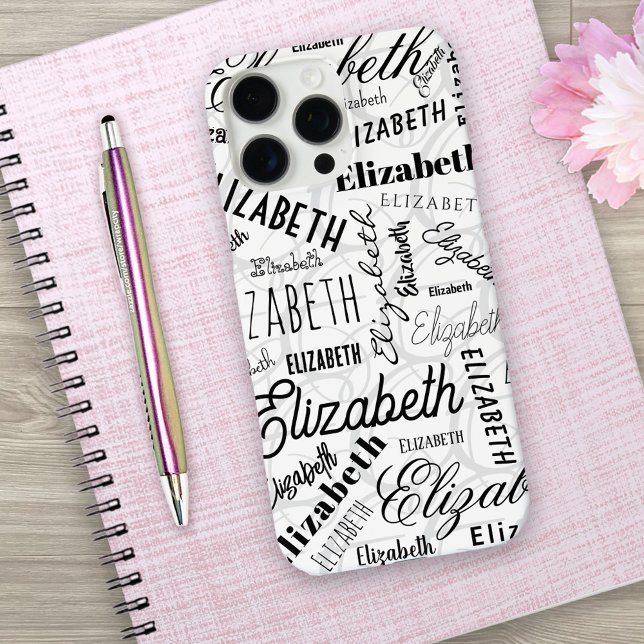 Elizabeth Black White  Case-Mate iPhone Case (Creator Uploaded)