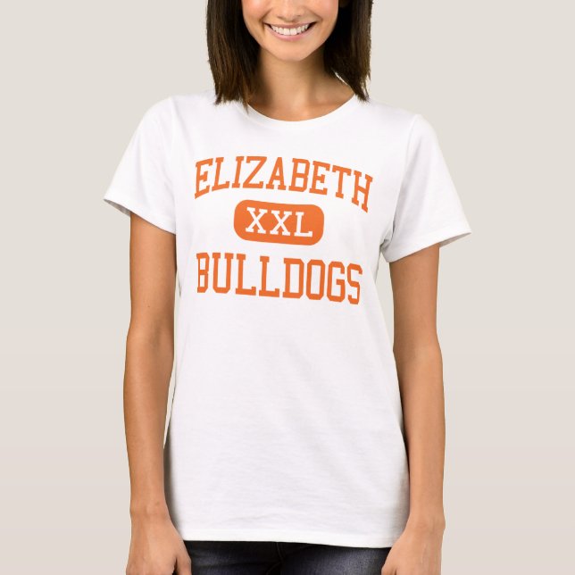 Elizabeth - Bulldogs - High - Elizabeth Louisiana T-Shirt (Front)