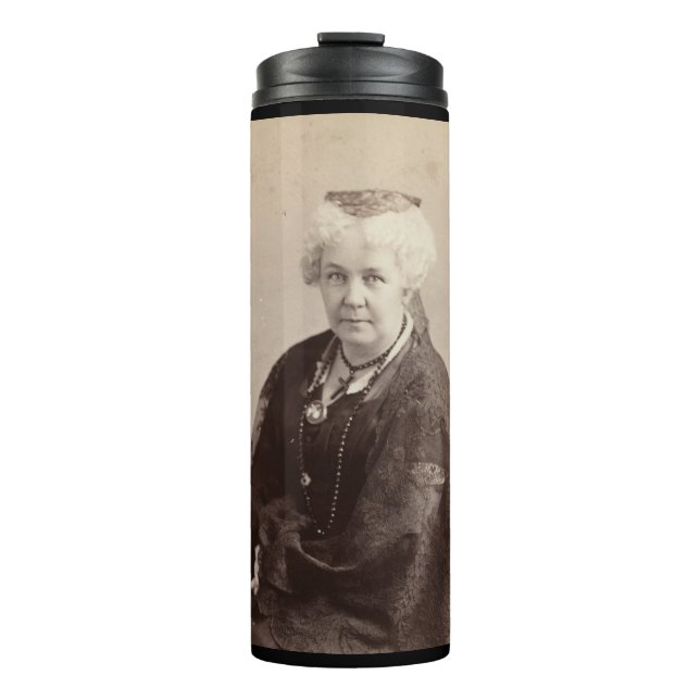 Elizabeth Cady Stanton Thermal Tumbler (Front)