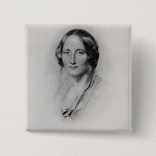 Elizabeth Cleghorn Gaskell 15 Cm Square Badge
