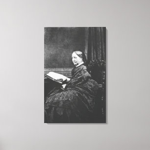 Elizabeth Cleghorn Gaskell  19th century Canvas Print