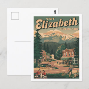 Elizabeth Colorado USA Famous Travel Place Postcard