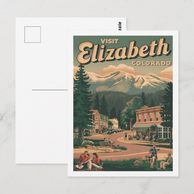 Elizabeth Colorado USA Famous Travel Place Postcard (Front/Back)