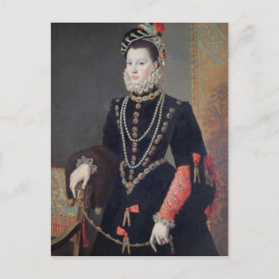 Elizabeth de Valois, 1604-8 Postcard