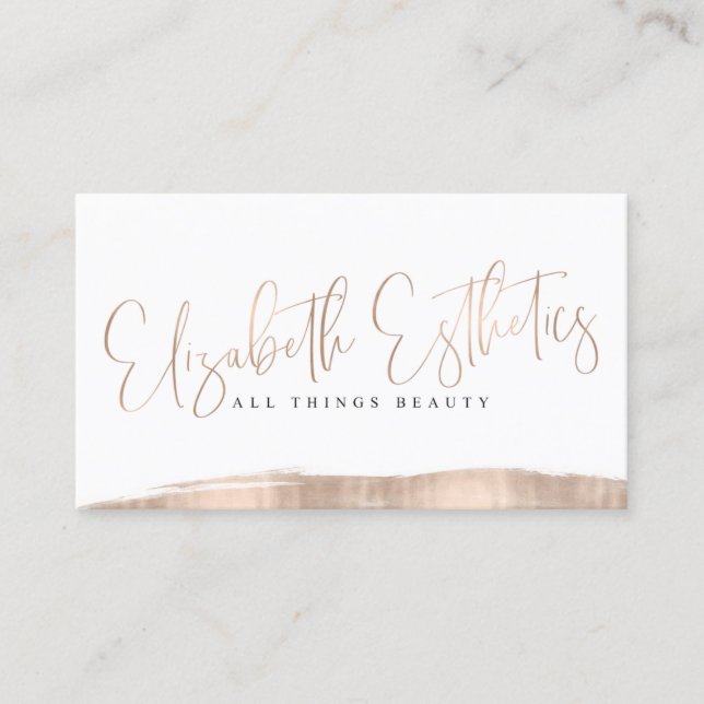 Elizabeth Esthetics Business Card (Front)