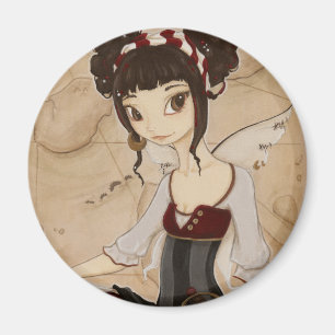 Elizabeth - Fairy pirate Magnet