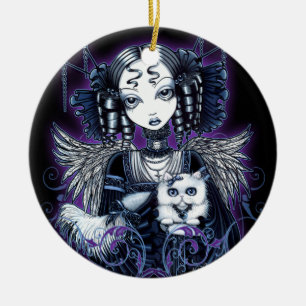 "Elizabeth" Gothic Victorian Angel Ornament