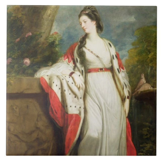 Elizabeth Gunning, Duchess of Hamilton and Duchess Tile (Front)
