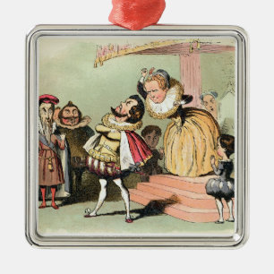 Elizabeth I (1533-1603): with Robert Devereux, 2nd Metal Tree Decoration