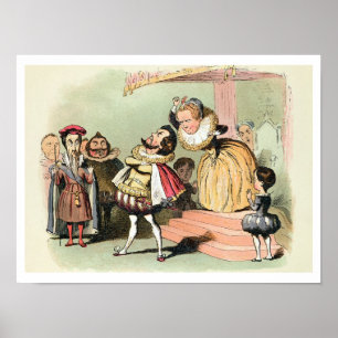 Elizabeth I (1533-1603): with Robert Devereux, 2nd Poster