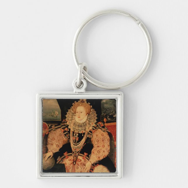Elizabeth I, Armada portrait, c.1588 Key Ring (Front)