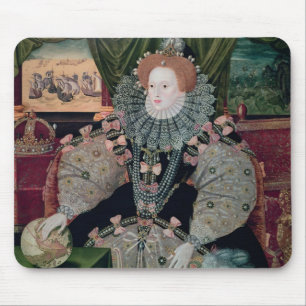 Elizabeth I, Armada Portrait, c.1588 Mouse Mat