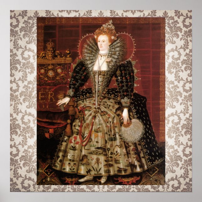 Elizabeth I c 1599 Poster (Front)