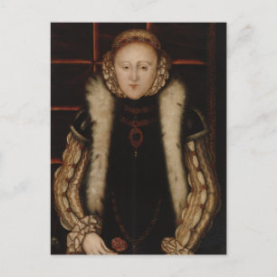 Elizabeth I Circa 1560 Postcard