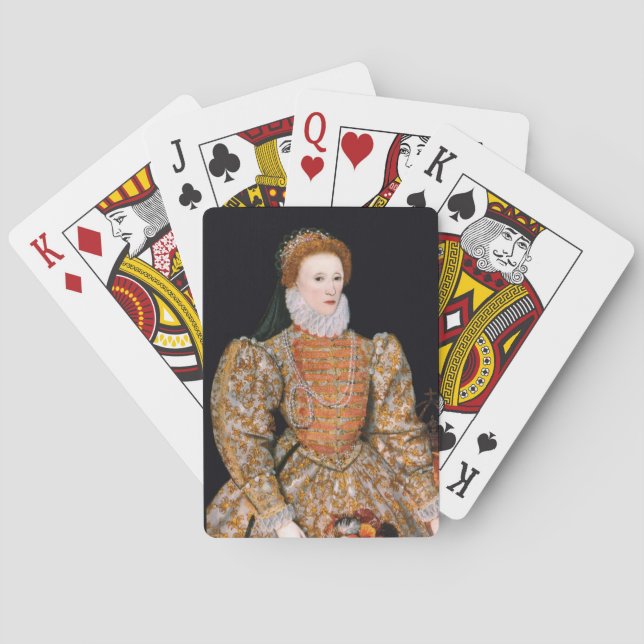 Elizabeth I of England (The “Darnley Portrait”) Playing Cards (Back)