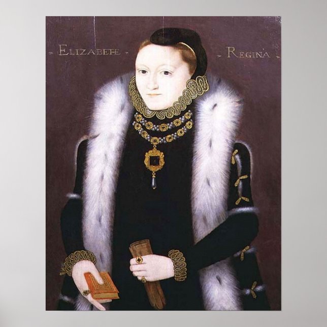 ELIZABETH I, QUEEN OF ENGLAND  (CLOPTON PORTRAIT) POSTER (Front)