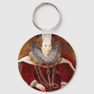 Elizabeth I Red Robes Key Ring