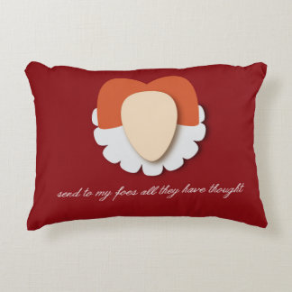 Elizabeth I "Send to my Foes" Accent Pillow
