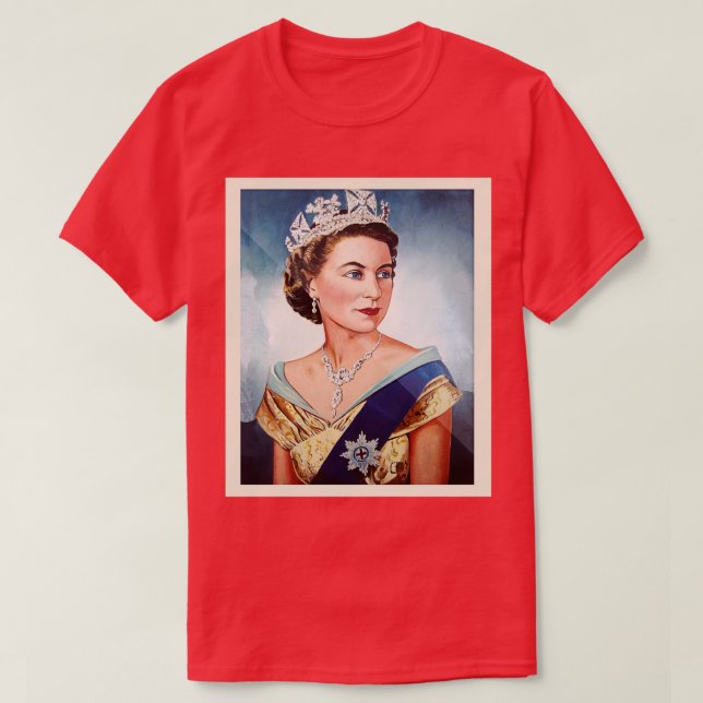 Elizabeth II x Long Live the Queen Classic T-Shirt (Design Front)
