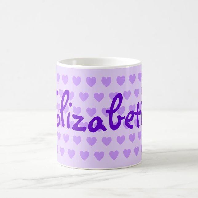Elizabeth in Purple Coffee Mug (Center)