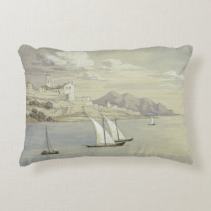 Elizabeth Murray - Portofino from the Sea, Genoa Decorative Cushion
