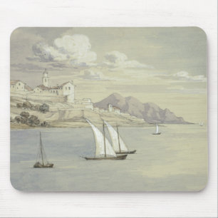 Elizabeth Murray - Portofino from the Sea, Genoa Mouse Mat