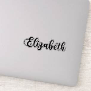 Elizabeth Name - Handwritten Calligraphy