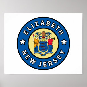 Elizabeth New Jersey Poster