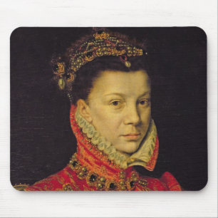 Elizabeth of Valois (1545-68) 1570 (oil on canvas) Mouse Mat