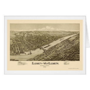 Elizabeth, PA Panoramic Map - 1897