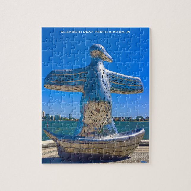 Elizabeth Quay Perth Australia Jigsaw Puzzle (Vertical)