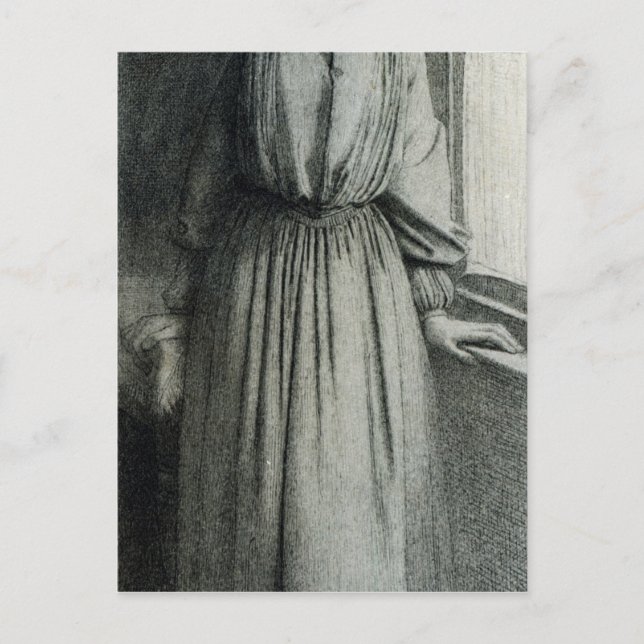 Elizabeth Siddal, May 1854 Postcard (Front)