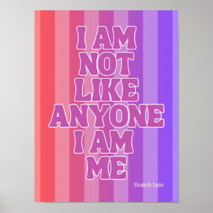 Elizabeth Taylor Motivational Inspirational Quote Poster