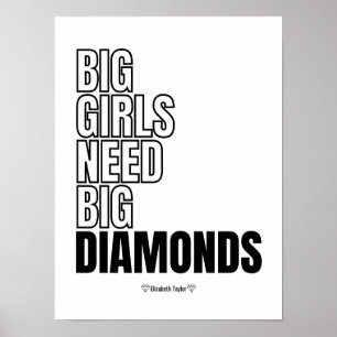 Elizabeth Taylor Quotes Women Power Poster