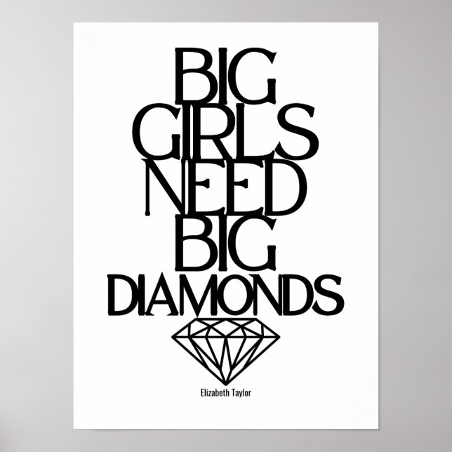 Elizabeth Taylor Quotes Women Power Poster (Front)