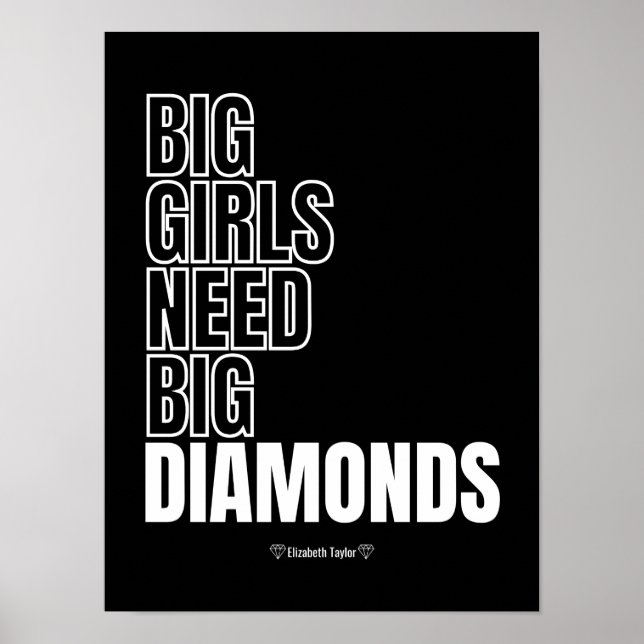 Elizabeth Taylor Quotes Women Power Poster (Front)