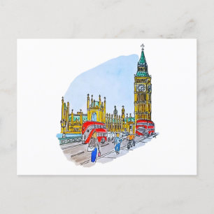 Elizabeth Tower, aka Big Ben Postcard