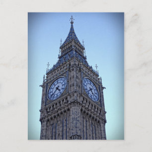 Elizabeth Tower - Big Ben - London - Postcard