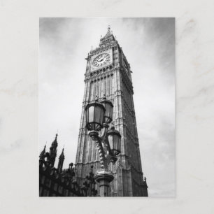 Elizabeth Tower Westminster, London UK Postcard