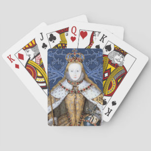 Elizabeth Tudor, Queen of England Playing Cards