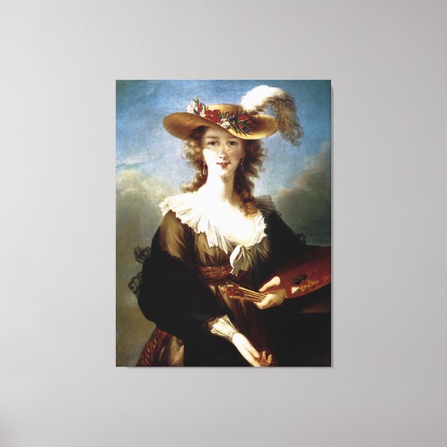 Elizabeth Vigee-Le Brun ~ Self Portrait Canvas Print (Front)