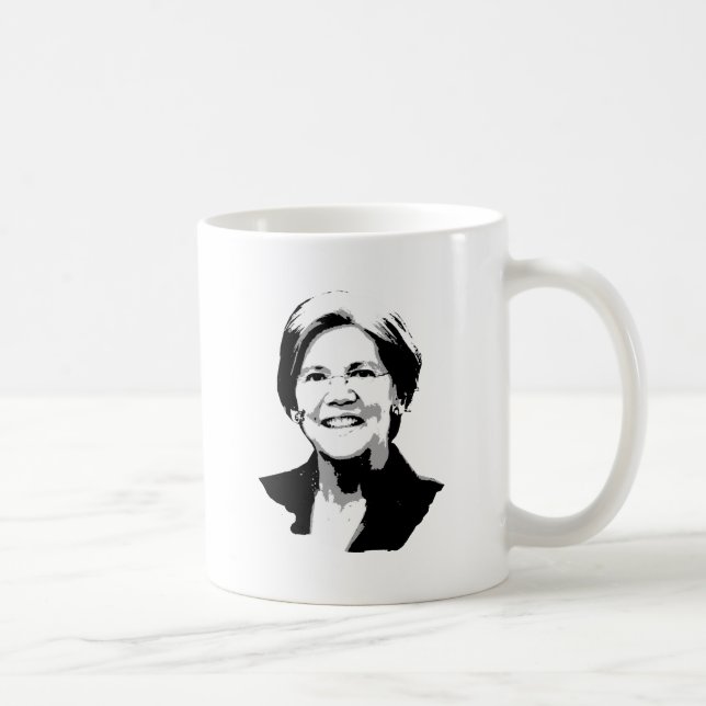 ELIZABETH WARREN -- 2016.png Coffee Mug (Right)