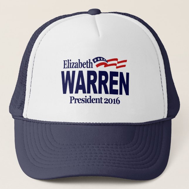 Elizabeth Warren 2016 Trucker Hat (Front)