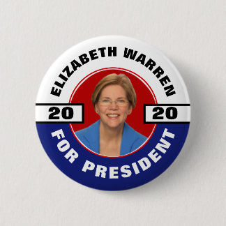 Elizabeth Warren 2020 6 Cm Round Badge
